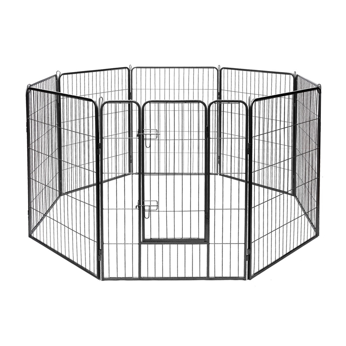 NNECW 100cm 8 Panel Height Pet Playpen with Anti-Rust Material for Dog/Cat